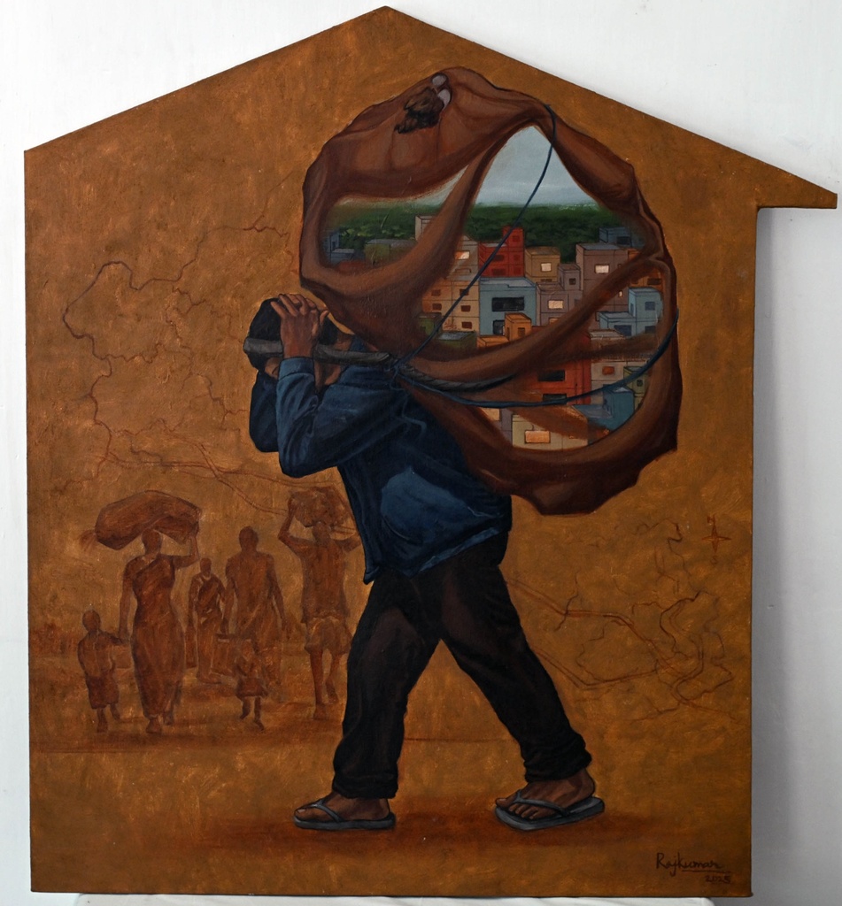Raj Kumar (Bihar) - Painting - Artwork 390
