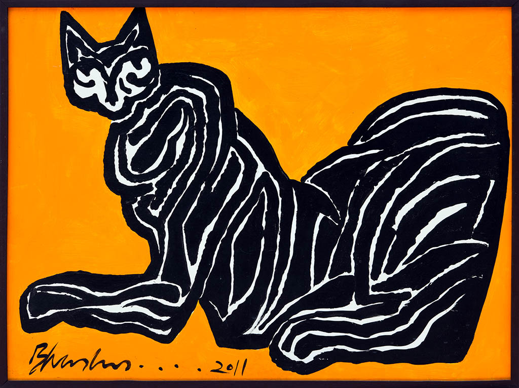 Bhaskaran artwork in the Saraswati Foundation collection