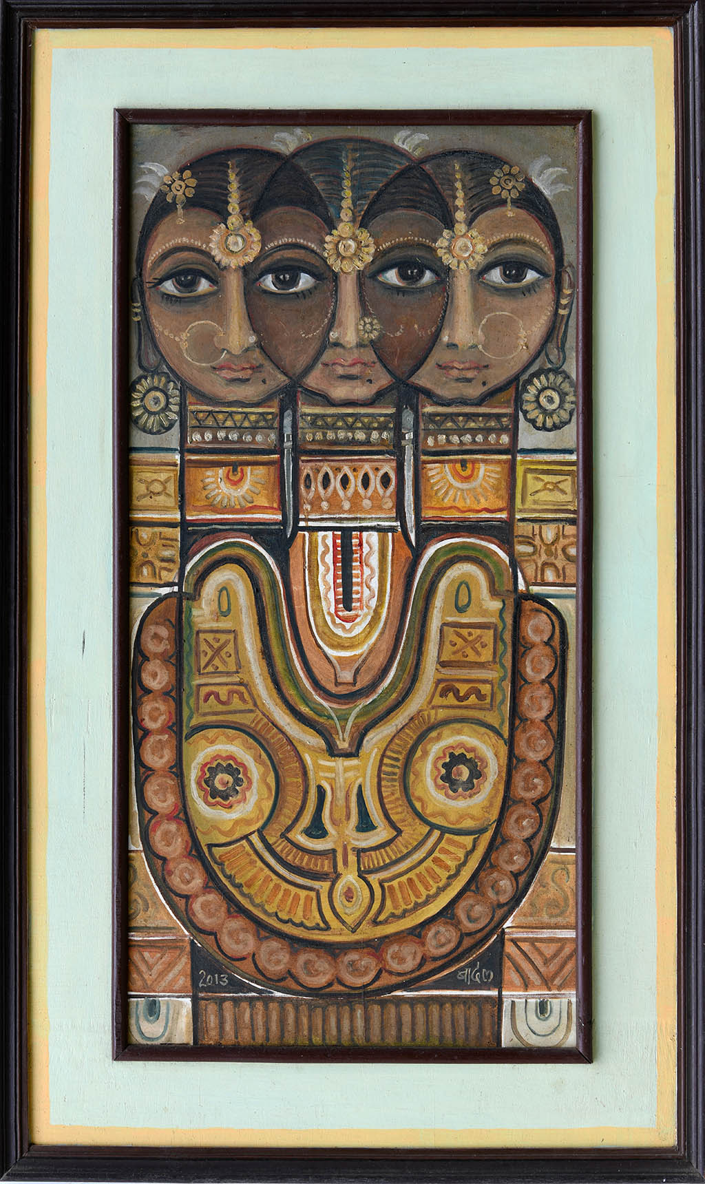 Anandi Prasad Badal artwork in the Saraswati Foundation collection