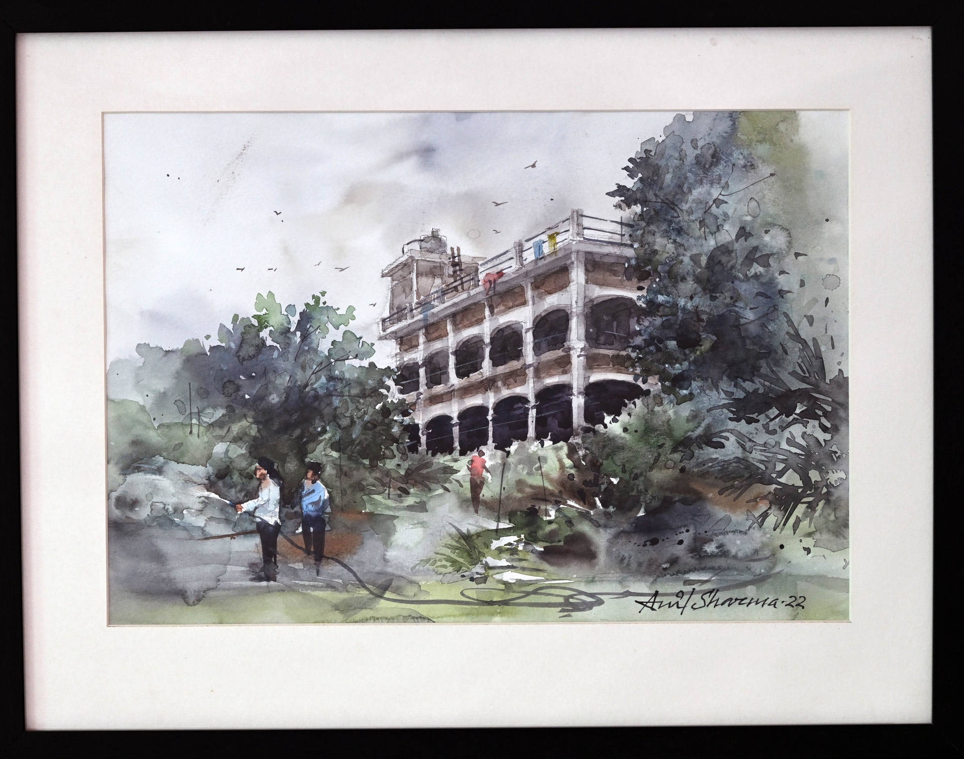 Anil Sharma artwork in the Saraswati Foundation collection