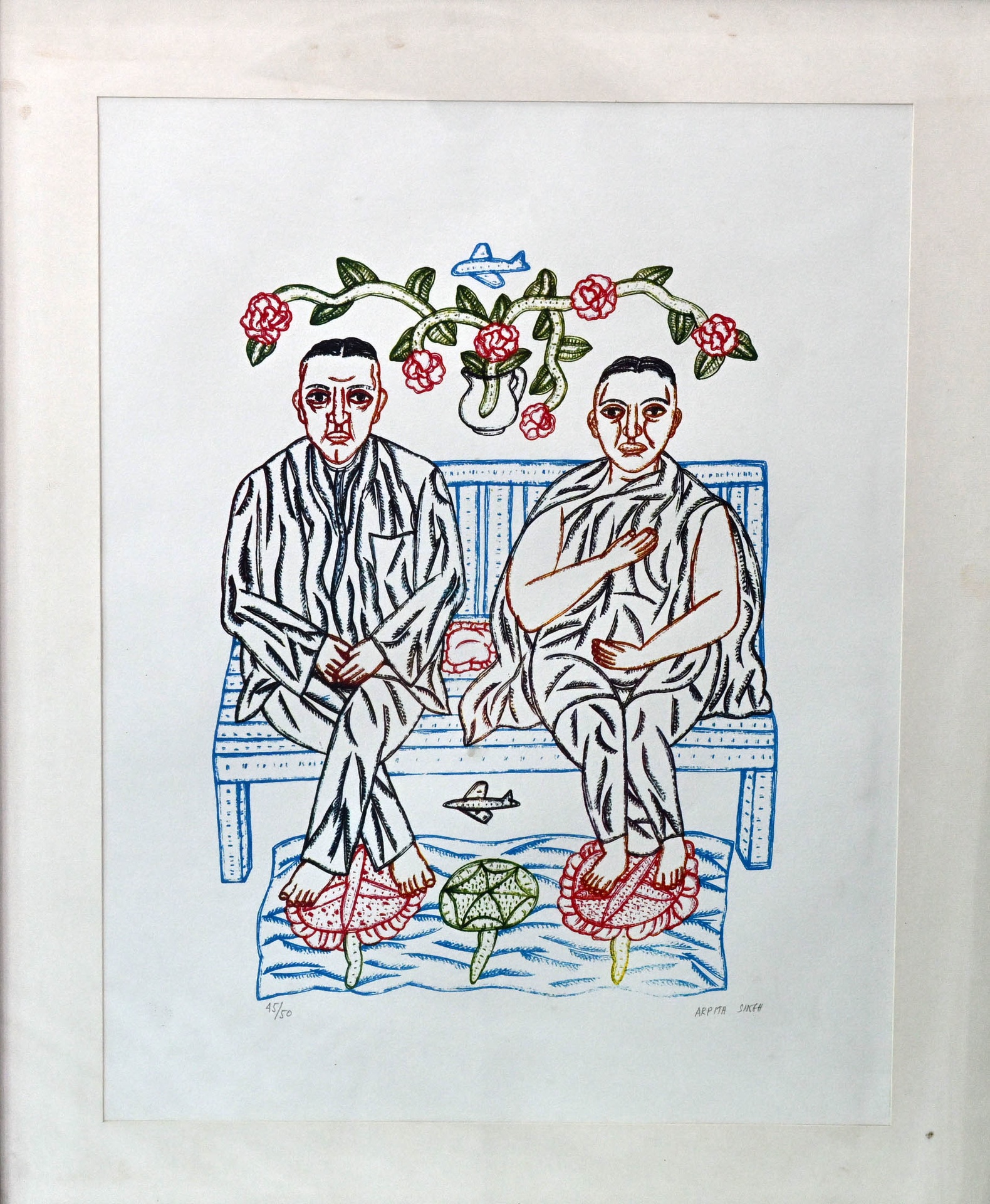 Artwork by Arpita Singh in the Saraswati Foundation collection