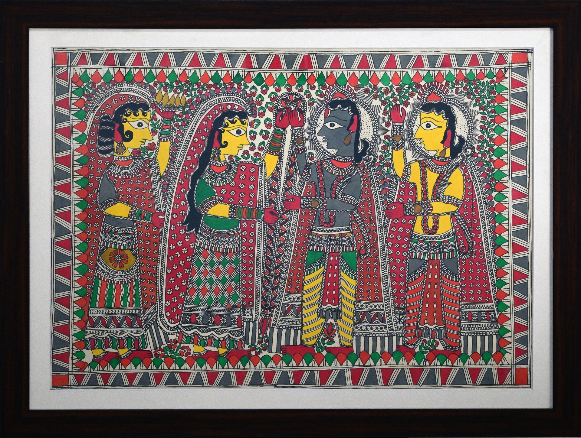 Baua Devi artwork in the Saraswati Foundation collection
